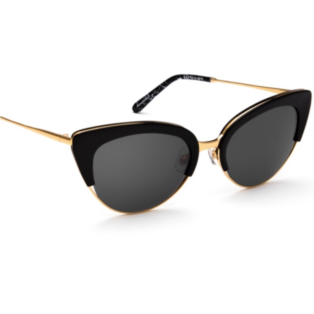 KREWE Sunglasses - Josephine in Black and Gold